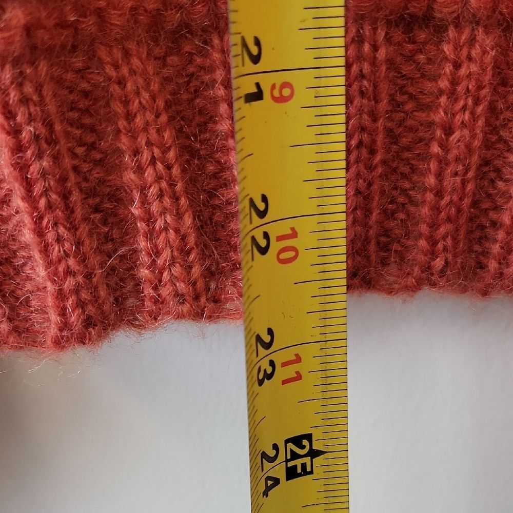 Cozy Rust Open-Front Cardigan - Picture 10 of 12